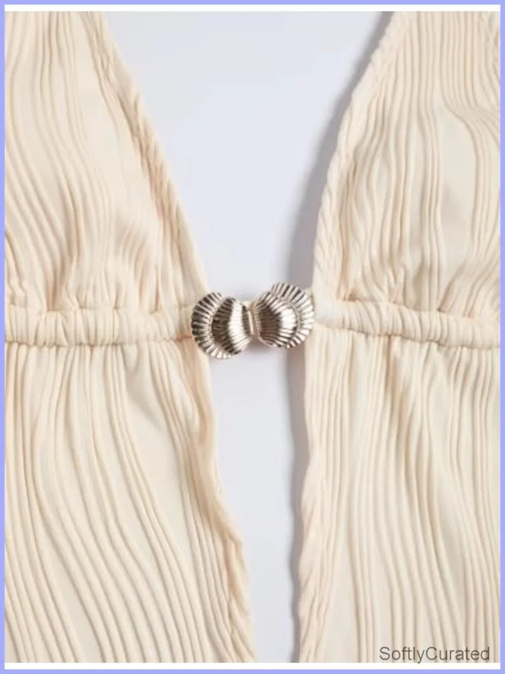 Halter Bikini Set with Removable Pads, Tie Side Bottoms